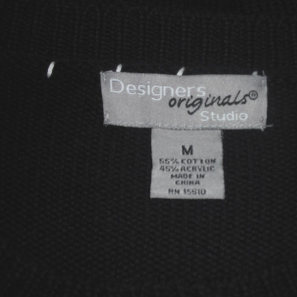 DESIGNERS ORIGINALS Studio sweater sz M Cardigan - Picture 5 of 5